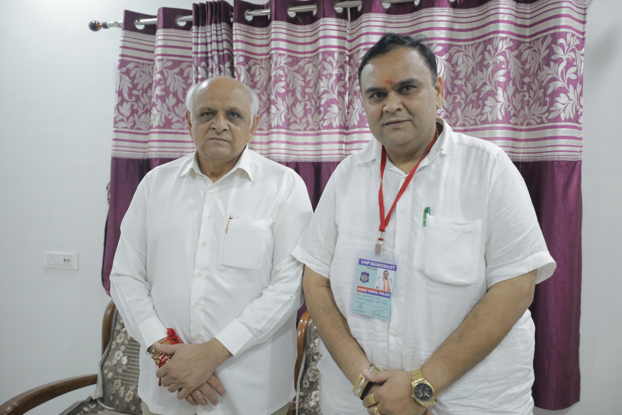 તા.૧૧-૧૨-૨૦૨૫ ના રોજ ગુજરાતના મુખ્યમંત્રી માનનીય શ્રી ભુપેન્દ્રભાઈ પટેલ સાહેબના નેતૃત્વમાં ગરવી ગુજરાતના વિકાસને સતત આગળ ધપાવનાર મૃદુ અને મક્કમ મુખ્યમંત્રીશ્રીની સરકારને ૩ વર્ષ સફળતાપૂર્વક પૂર્ણ થવા બદલ ખુબ ખુબ અભિનંદન સહ શુભકામનાઓ.